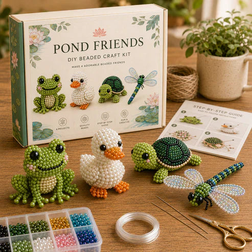 ⏰LAST DAY $20 OFF - 🧵✨ Tiny 3D Beaded Animal DIY Kit!!!