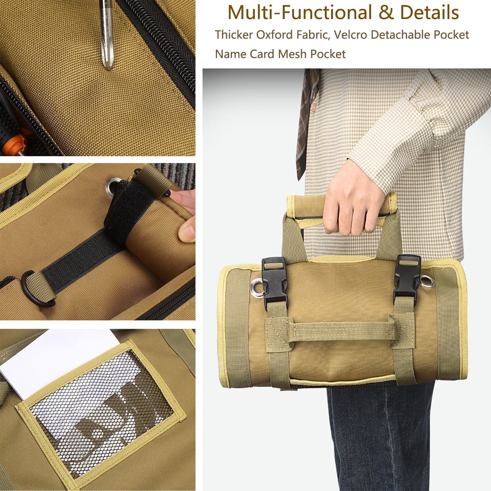 🎁Hot Sale Promotion 49% OFF🔥Premium Roll Up Tool Bag🛠️