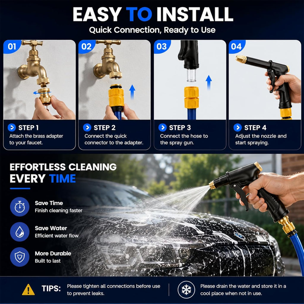 💫High Pressure Garden Hose Nozzle Sprayer Set