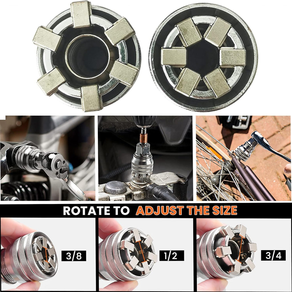 🚗BUY 2 FREE SHIPPING🔥 Multi-Function Universal Socket Wrench Tool