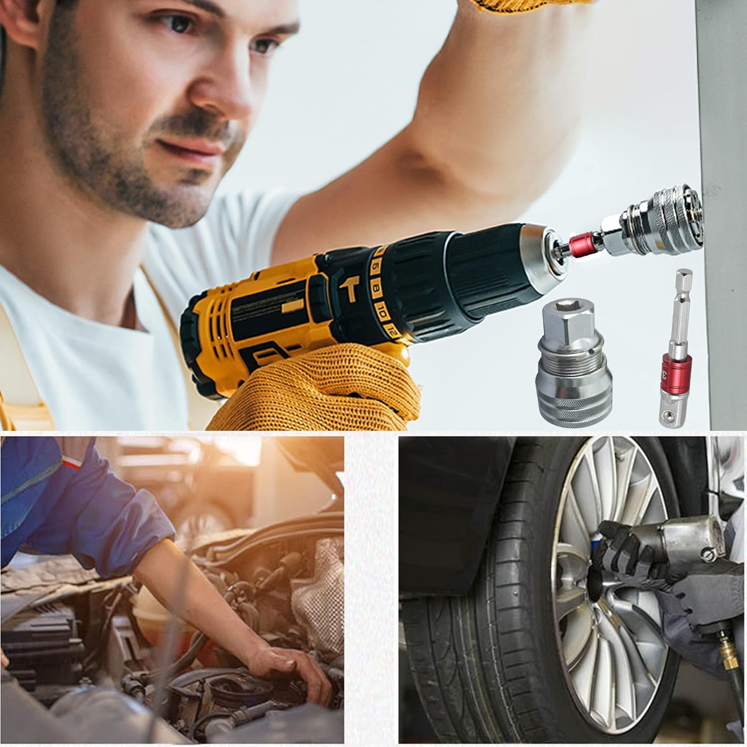 🚗BUY 2 FREE SHIPPING🔥 Multi-Function Universal Socket Wrench Tool