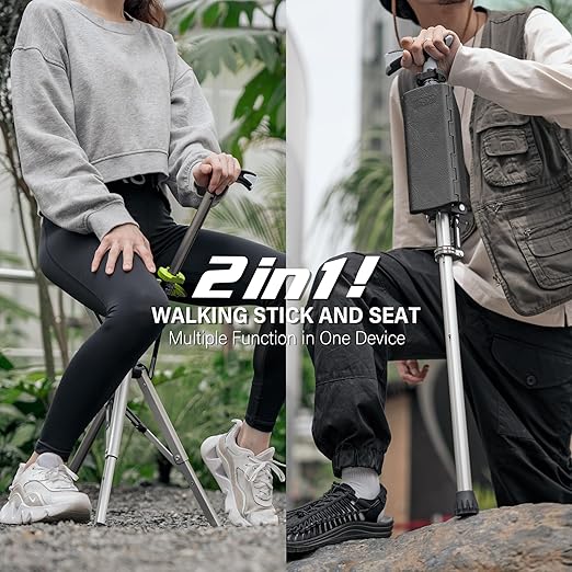 Folding Portable Cane Chair: The Best Gift for Seniors
