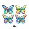 🦋 4PCS Butterfly Metal Wall Art Set – Add Color & Charm Instantly
