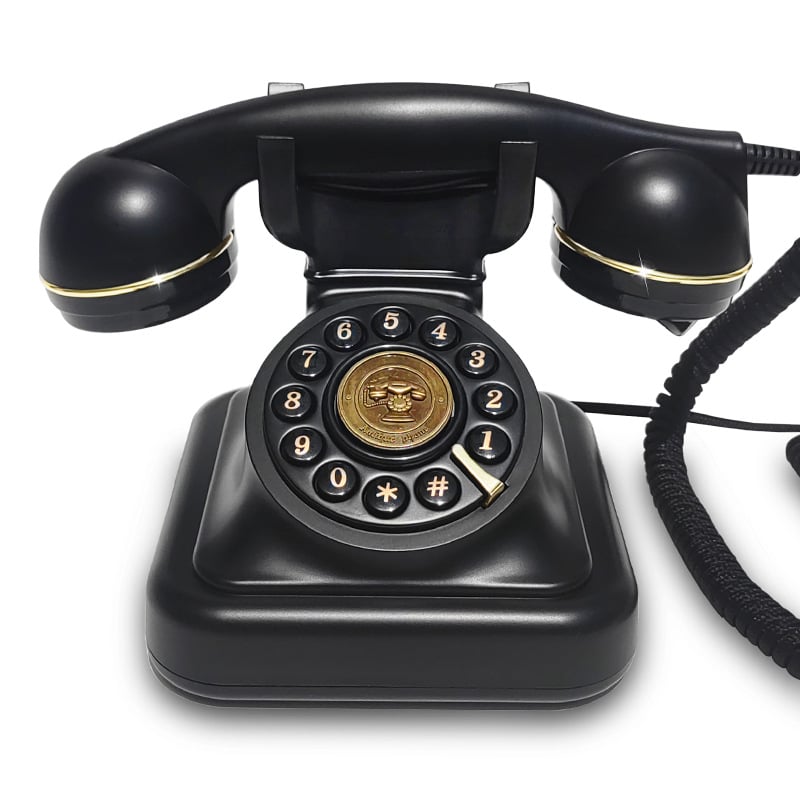 Vintage Old Fashioned Telephone with Speakerphone & Volume Control