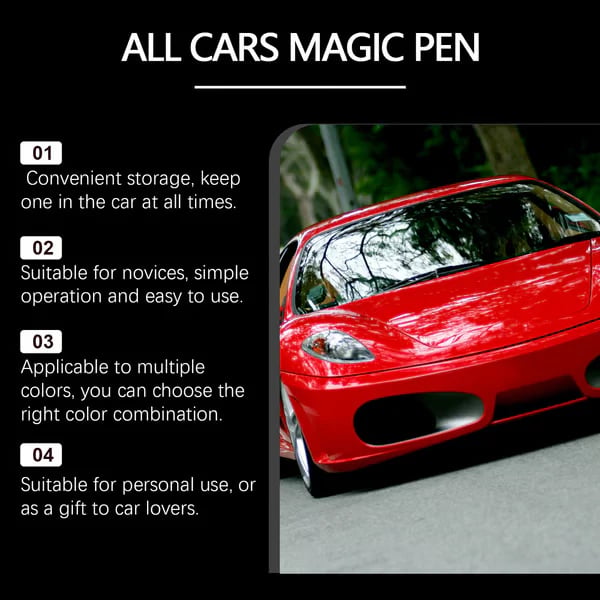 🚗✨Magic Car Scratch Removal Pen | Easy DIY Auto Paint Touch-Up🛠️🍂