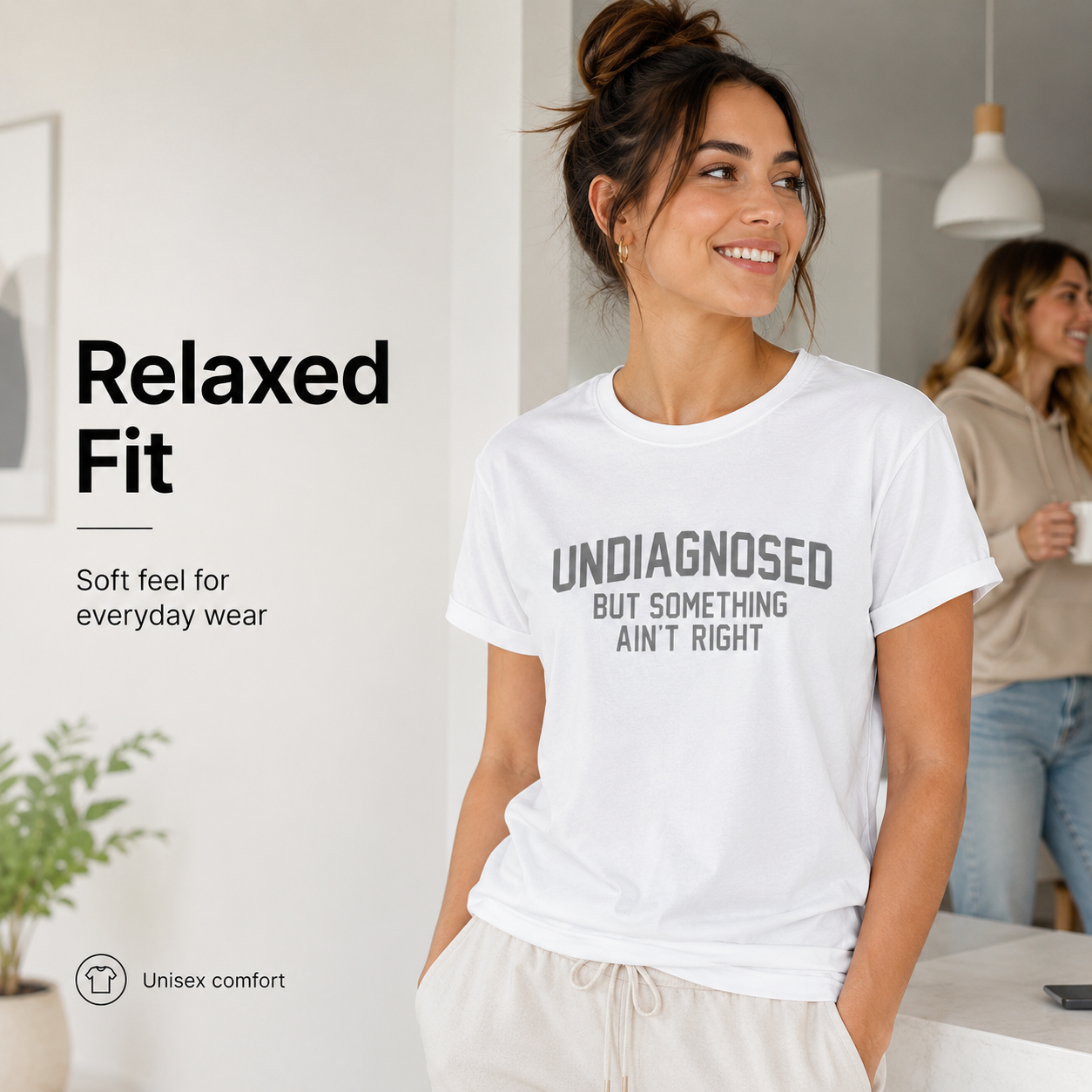 Undiagnosed But Something Ain't Right T-ShirtðŸ¤¯ðŸ“£