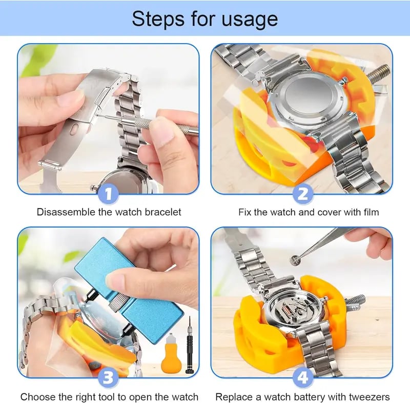 🔥Watch repair and maintenance tool kit⌚️