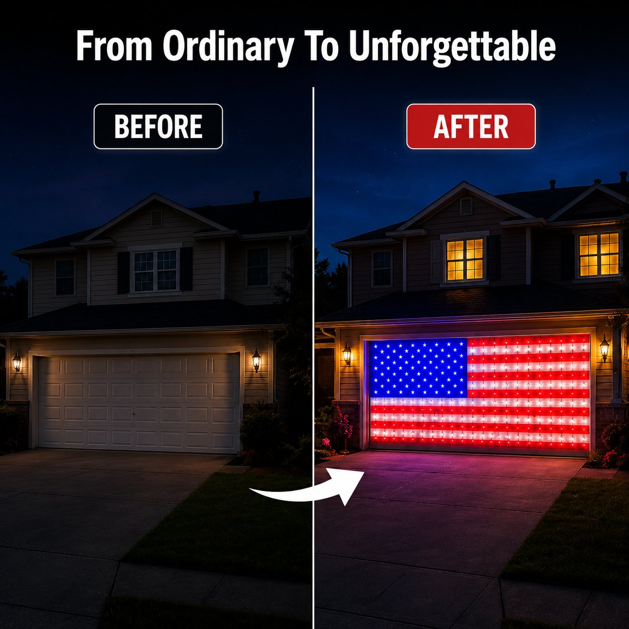 🔥Last Day: 49% OFF-Solar American Flag Net Lights