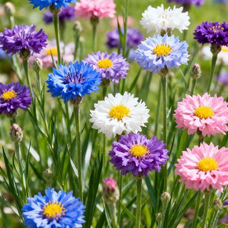 🌱Premium Cornflower Seeds – The "Unstoppable" Wildflower That Grows Anywhere