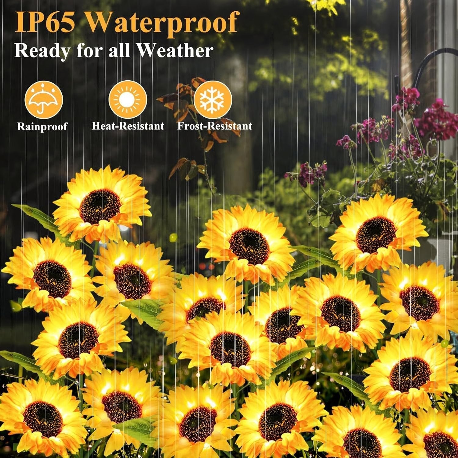 🌻 49% OFF🔥Solar Sunflower Garden Lights: Illuminate Your Outdoors with Sun-Kissed Charm