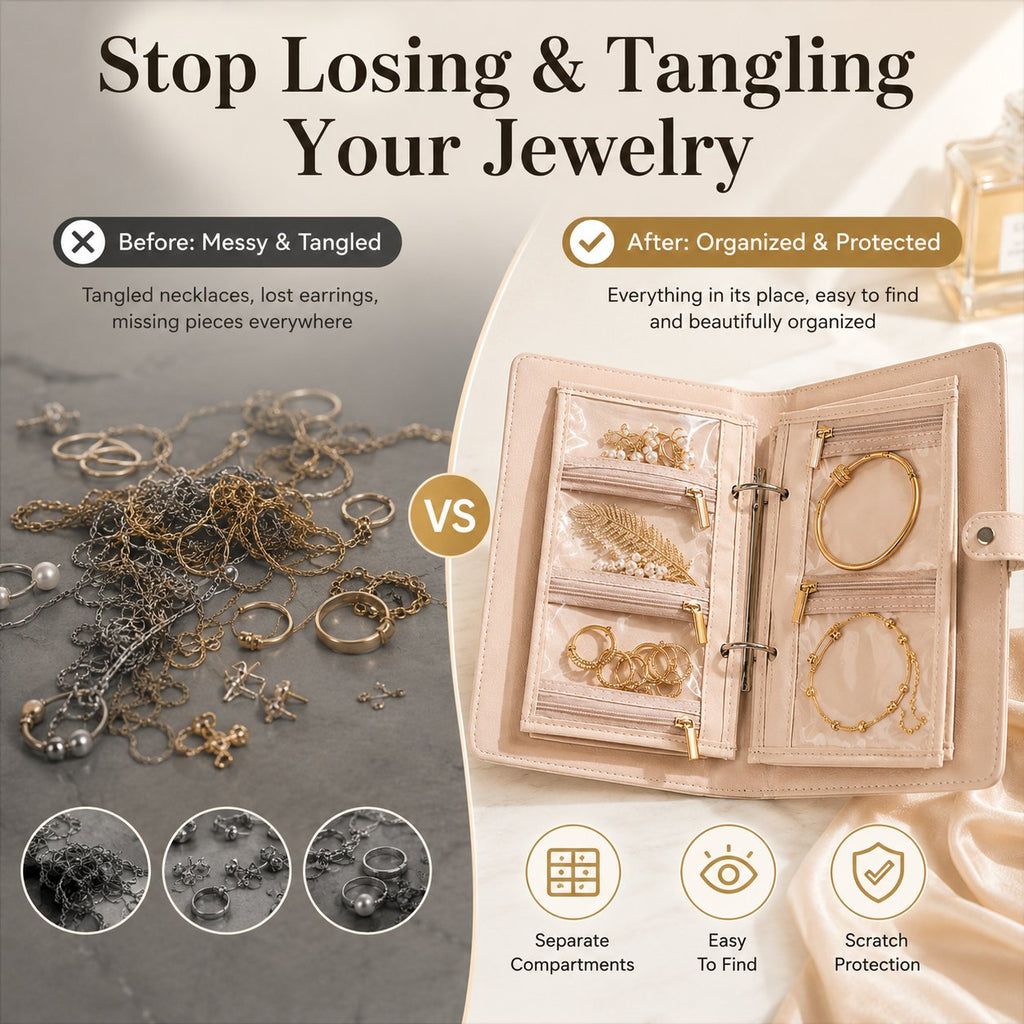 🔥LAST DAY 49% OFF-Travel Jewelry Notebook