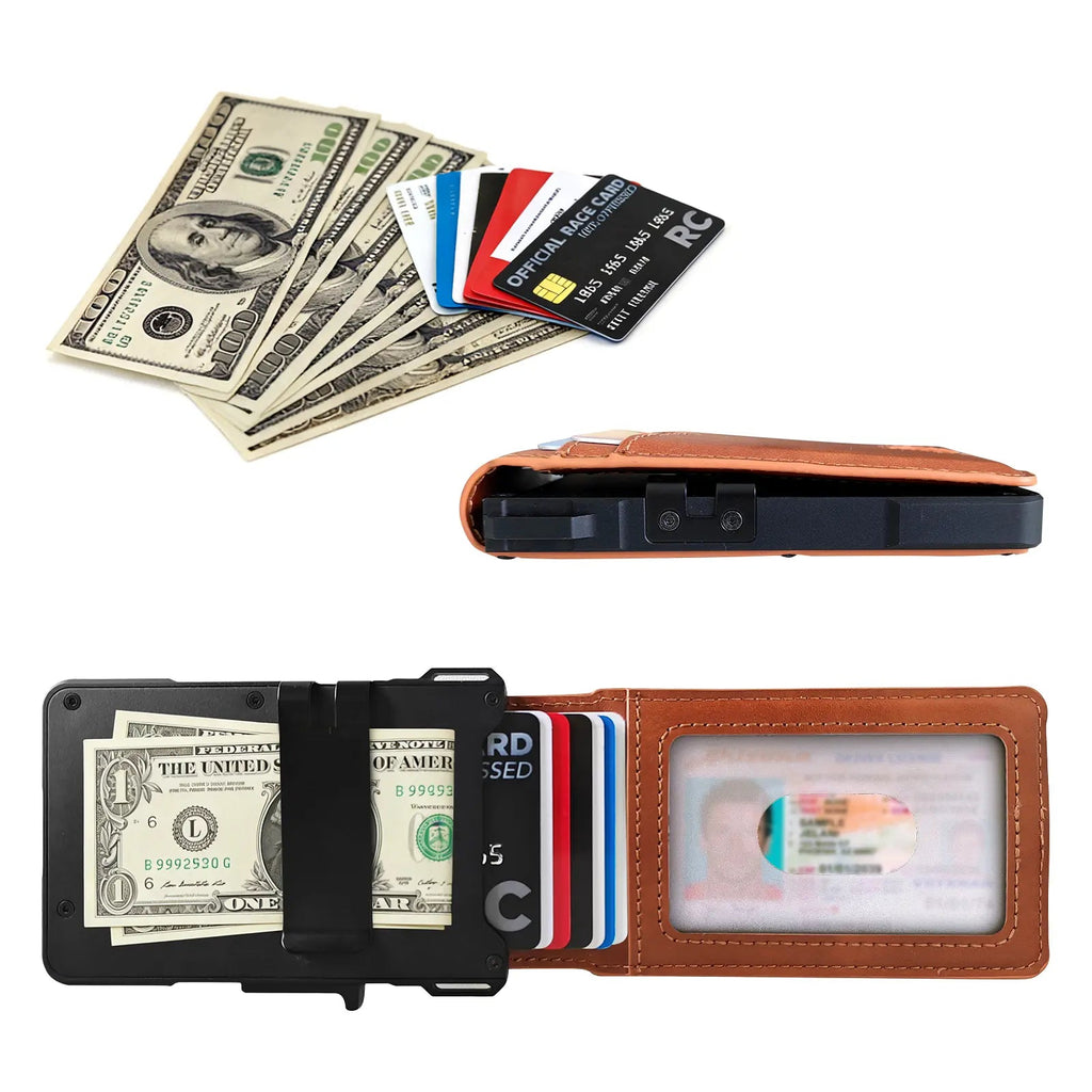 “Last Day! 50% OFF 🔥 Men's Multi-functional Business Wallet”.