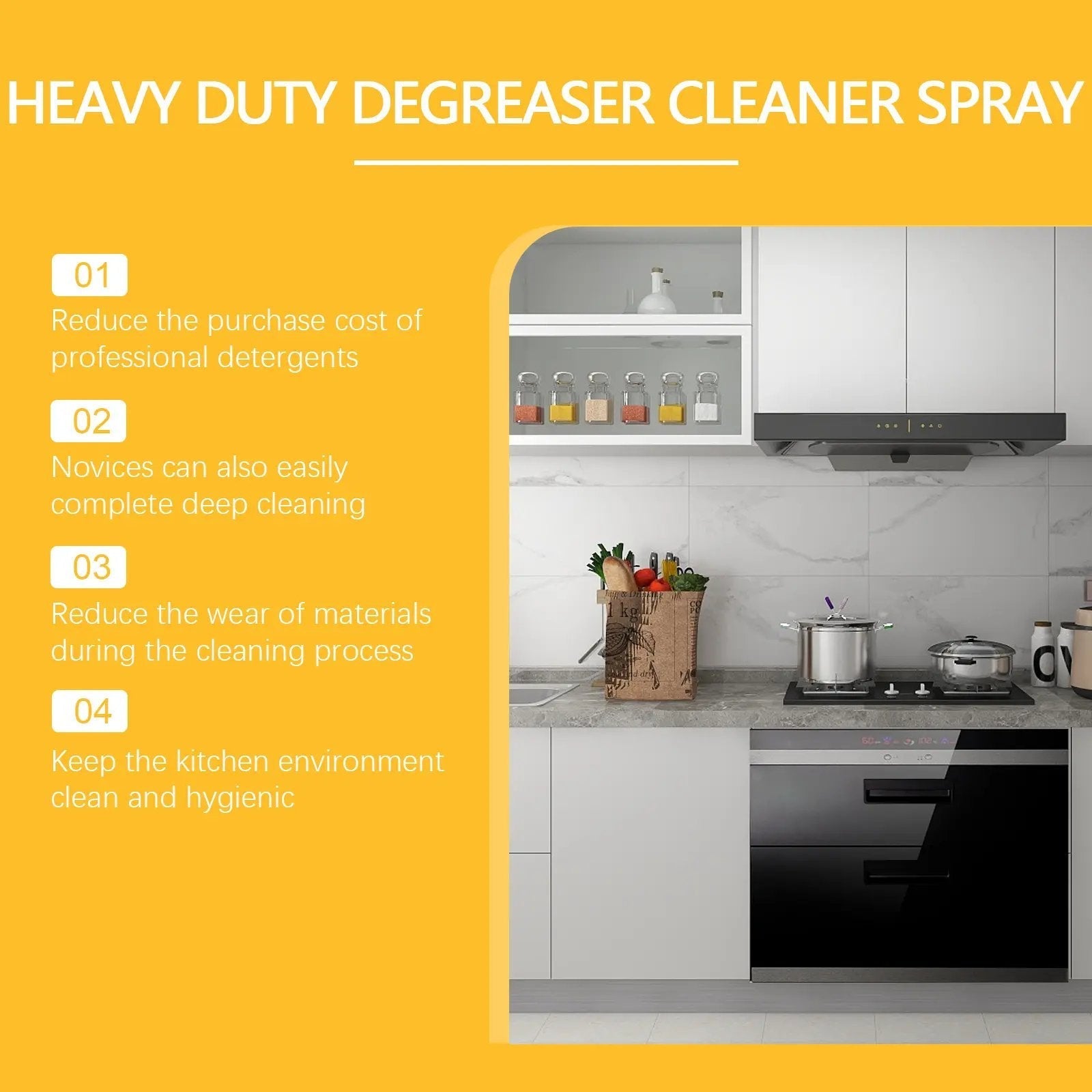 🔥Last Day 49% OFF - 🫧✨Heavy Oil Stain Cleaner Spray