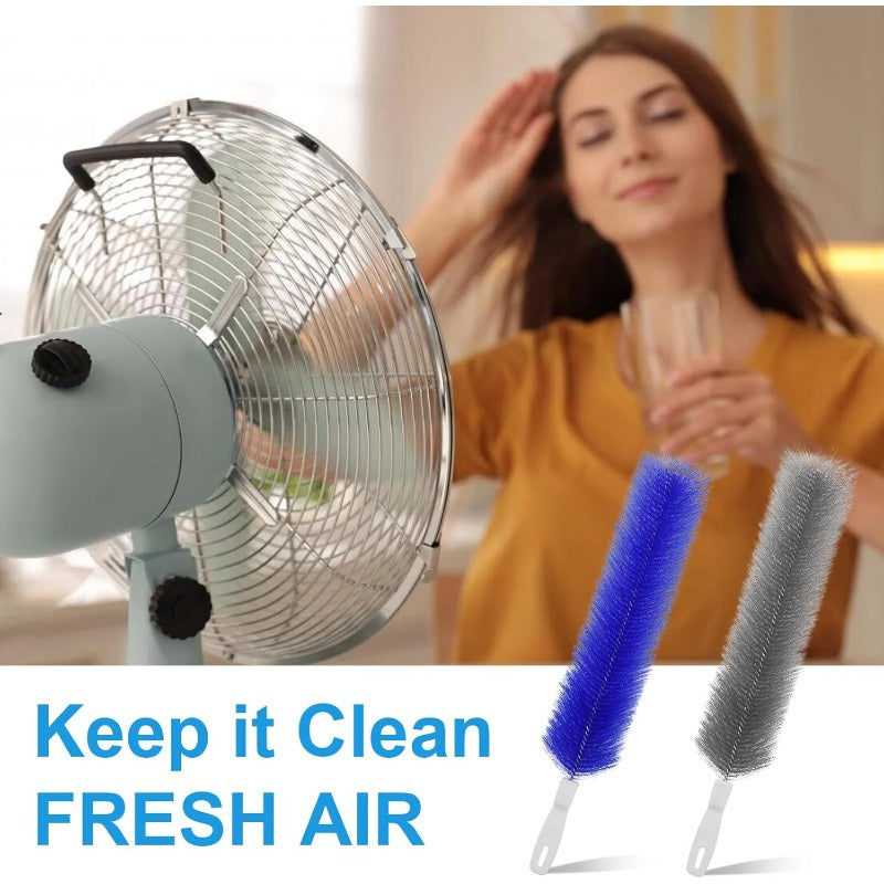 Bendable Fan Cleaning Brush – Reusable Microfiber Duster for Fans&Curtain