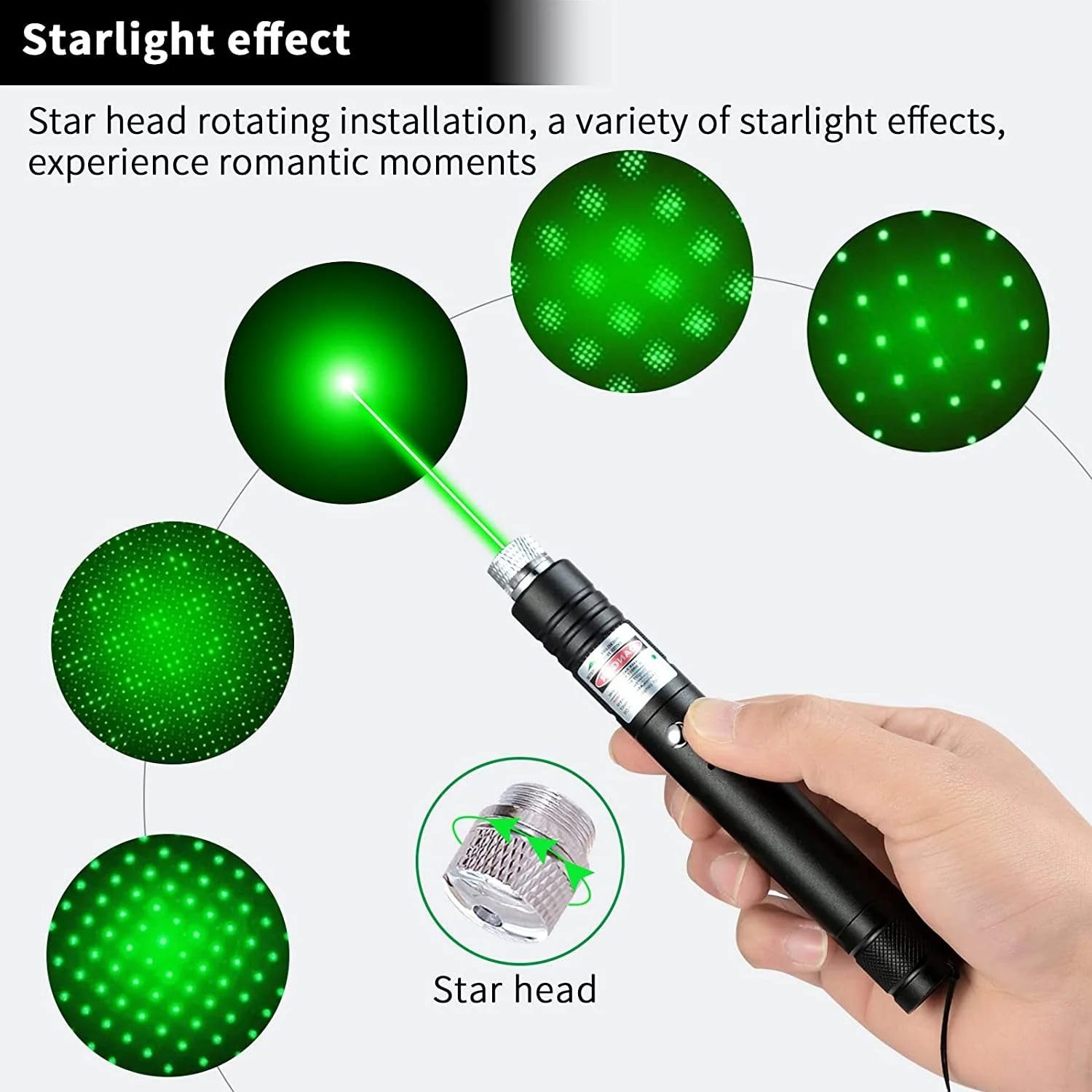 🔥High-Power Tactical Green Laser Pointer