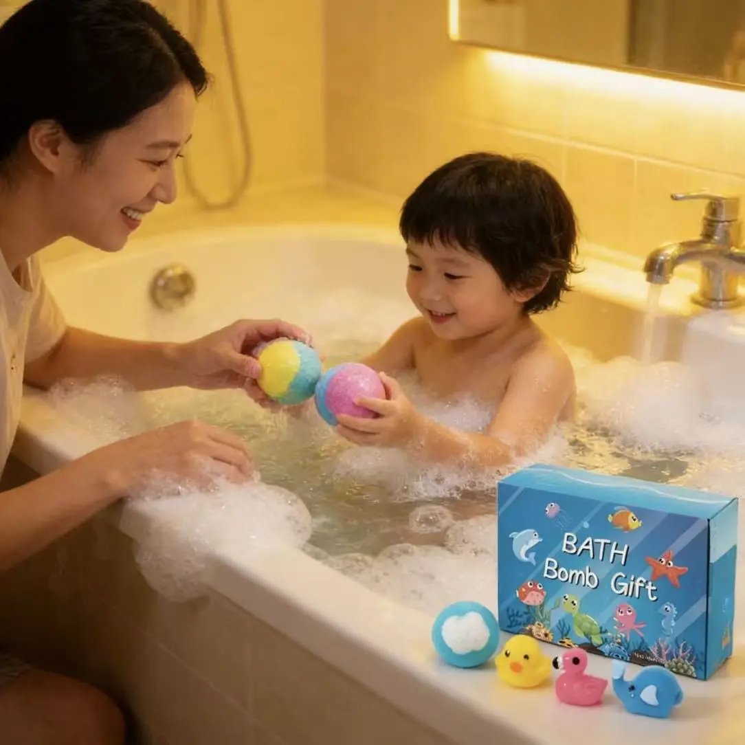 🛁Free Shipping🐣Bath Bombs For Kids – 12 Pack With Surprise Toys Inside, Easter Basket Stuffers