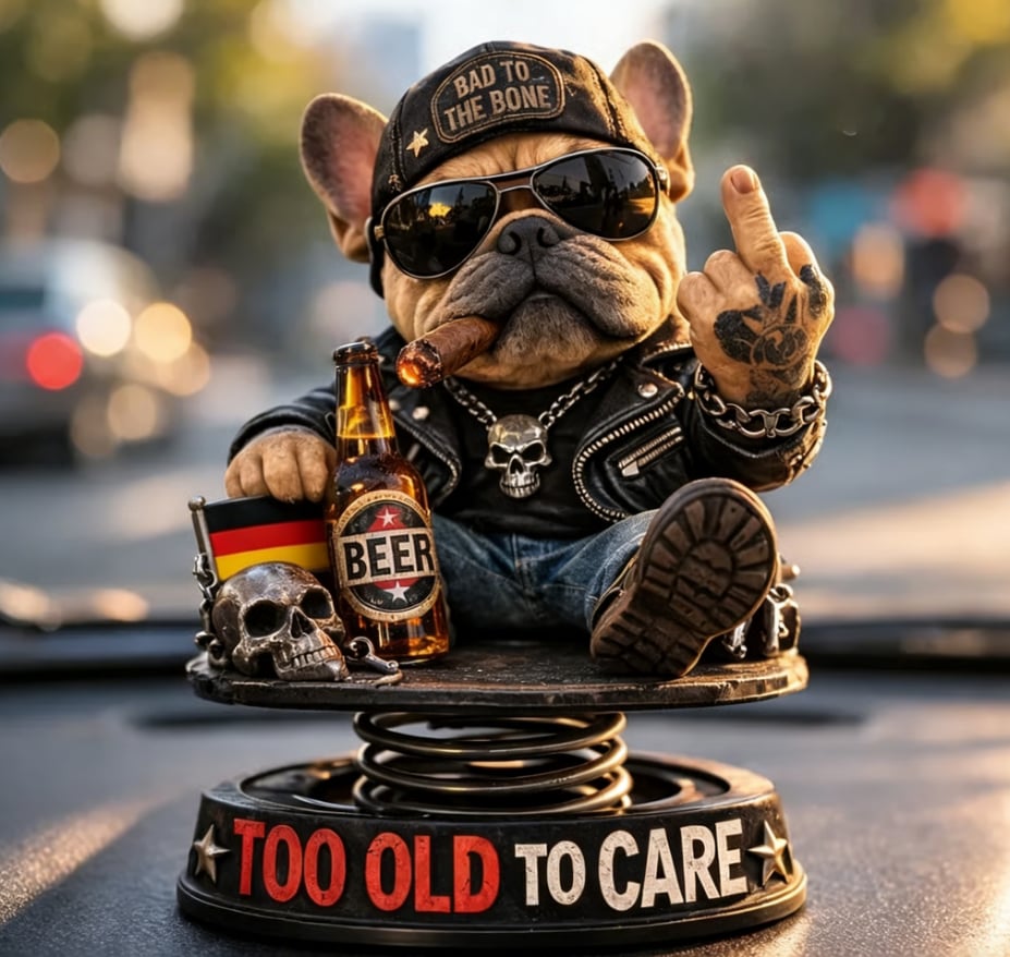 ⏰Hot Sale 49% OFF -Too Old To Care Dashhoard Bobblehead