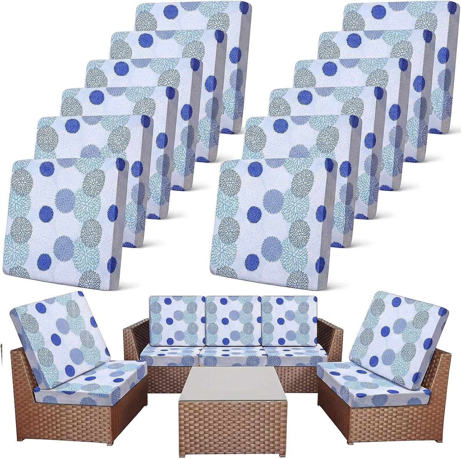 Outdoor Patio Sofa Cushion Covers 🛋️