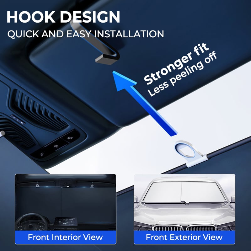 🔥 2026 Upgraded Automatic Retractable Car Sunshade-250th Anniversary Road-Ready Special