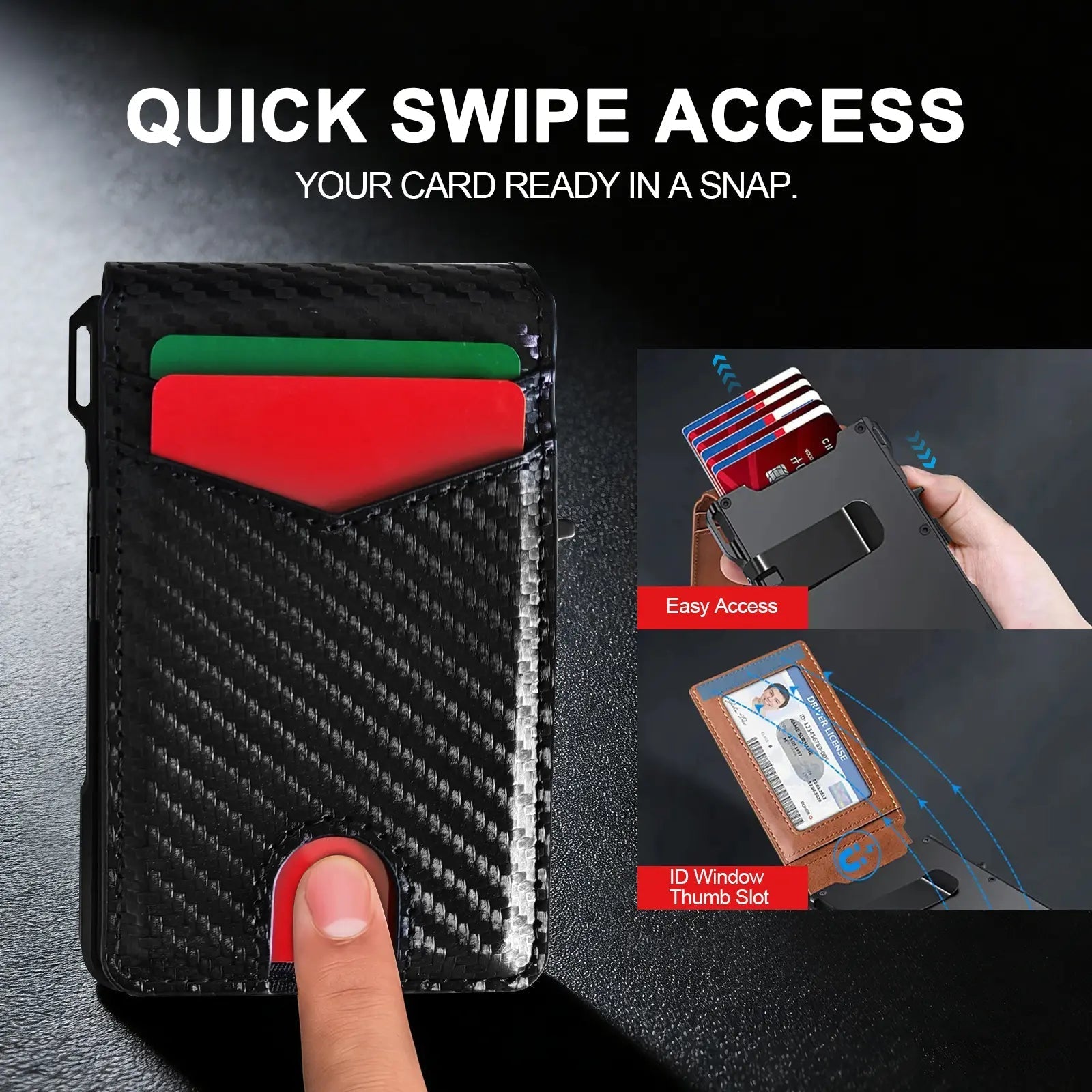 “Last Day! 50% OFF 🔥 Men's Multi-functional Business Wallet”.