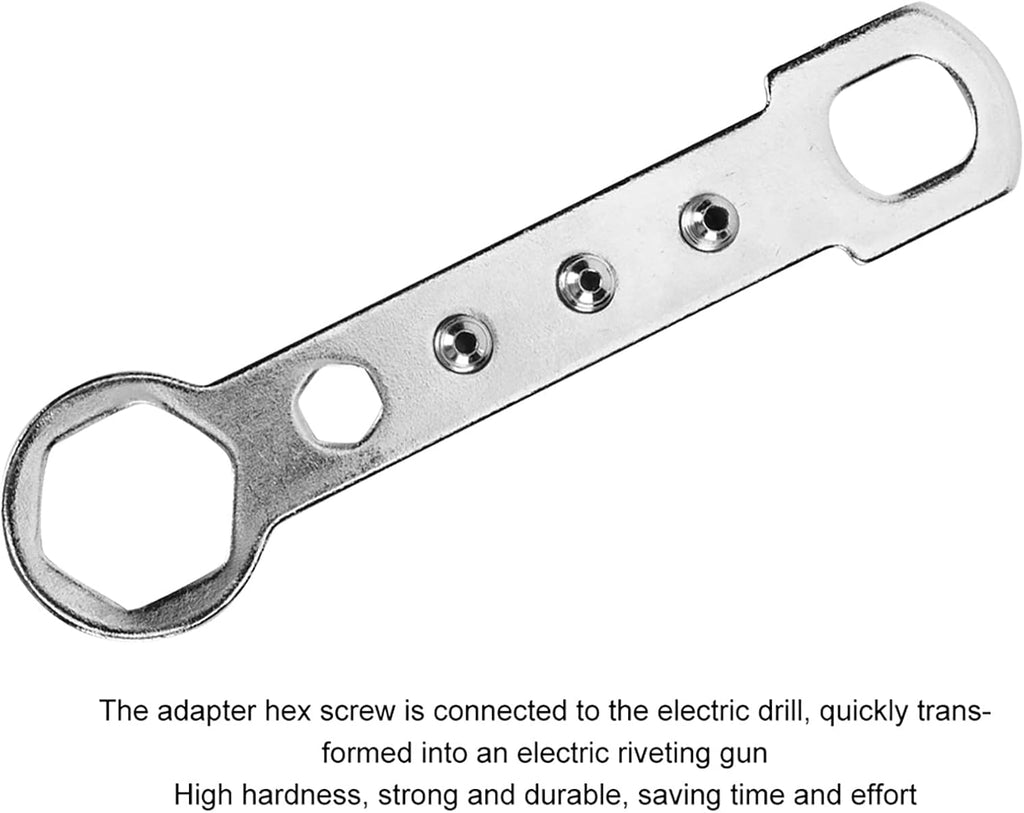 🔧Rivet Gun Adapter, Alloy Steel Electric Handle Tool