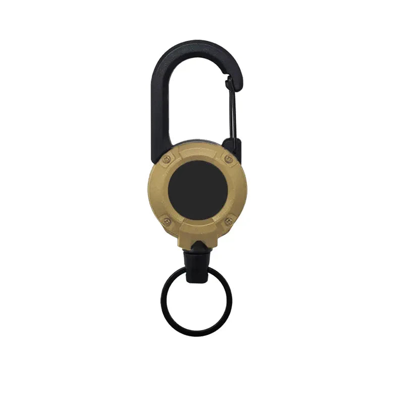 ⚡ Heavy‑Duty Retractable Keychain – Strong Retractable Key Holder with Steel Cable, Belt Clip, and 360° Swivel