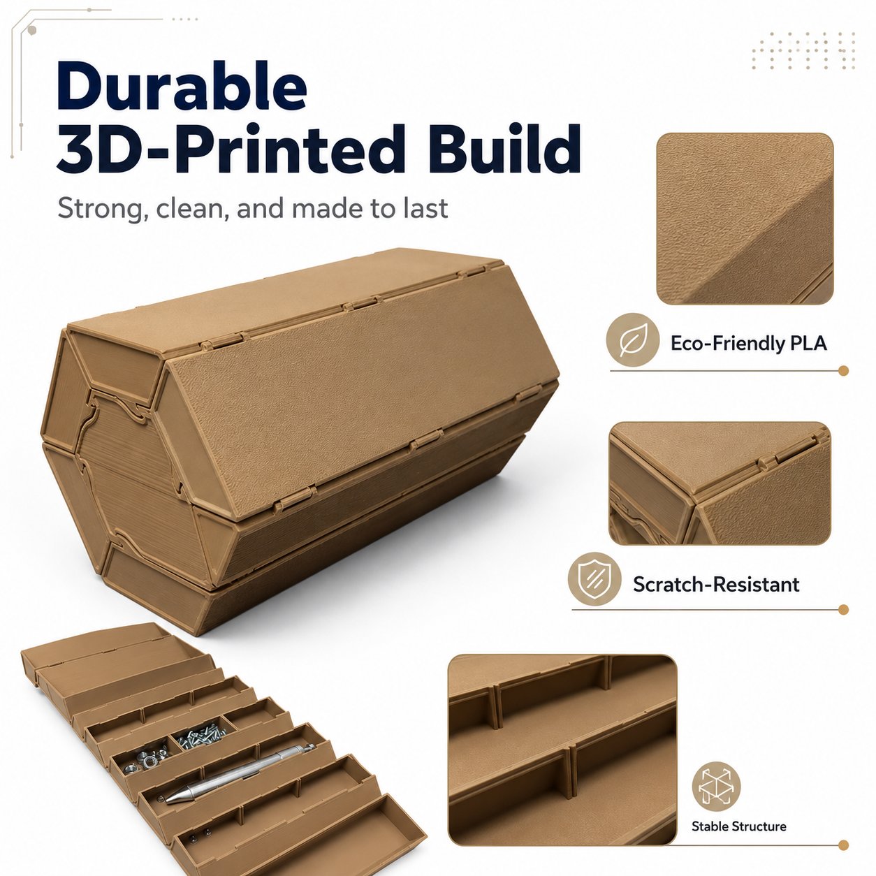 3D-Printed Modular Storage Box