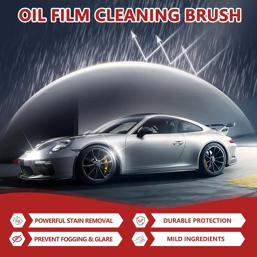Automotive Handheld Oil Flmr Cream,Glass DecontaminationWithoutTraces,Window Oil Film Cleaning,FastCleaning, CompactAnd Easy To Cary-100g Degreaser Cleaner