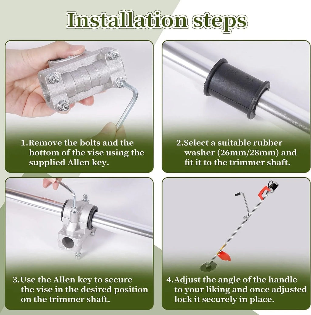 🔥 Best-Seller – Ergonomic String Trimmer Handle Extension for Better Grip & Control 🌿
