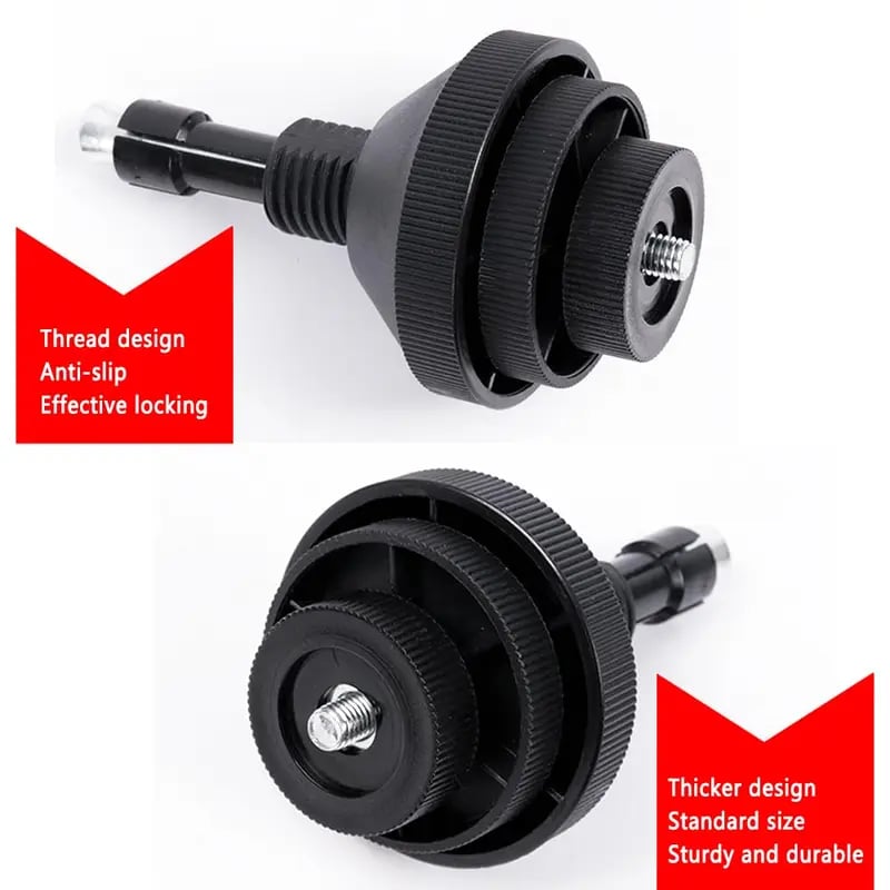 🔧 Universal Single Disc Clutch Alignment Tool with 2 Replaceable Plastic Sleeves for Cars & Light Trucks