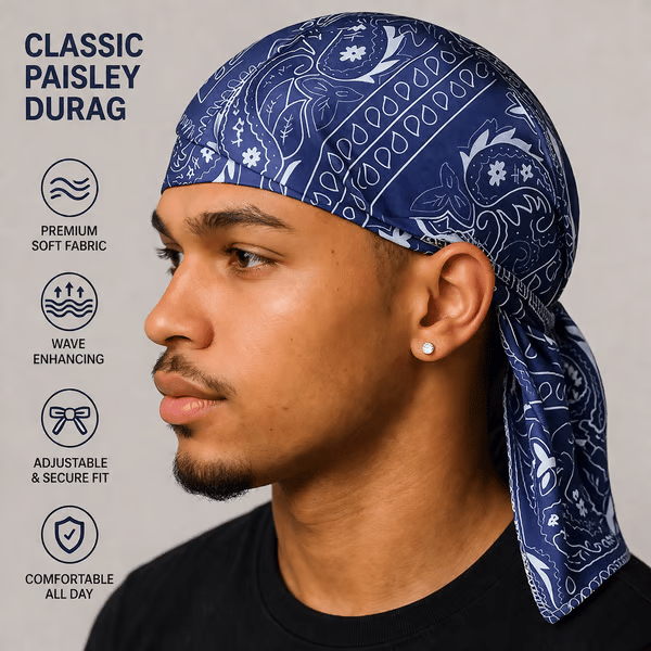 BUY 1 FREE 1 🏝️😍Paisley Cooling Headscarf Cap