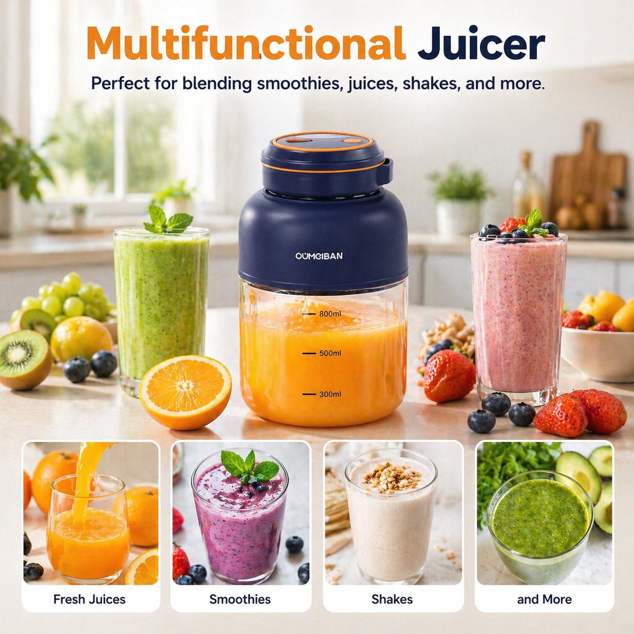 Portable Juicer Cup