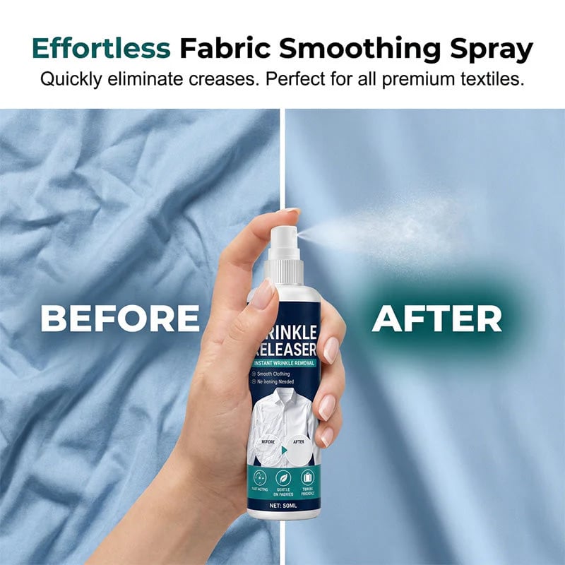 👔✨ Instant wrinkle release – no iron, travel-ready, static-free & fresh