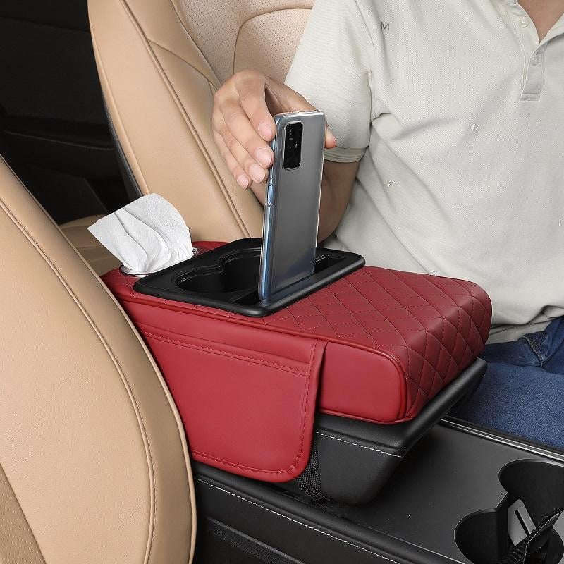 Multifunctional PU Leather Car Armrest Box Mat🚗