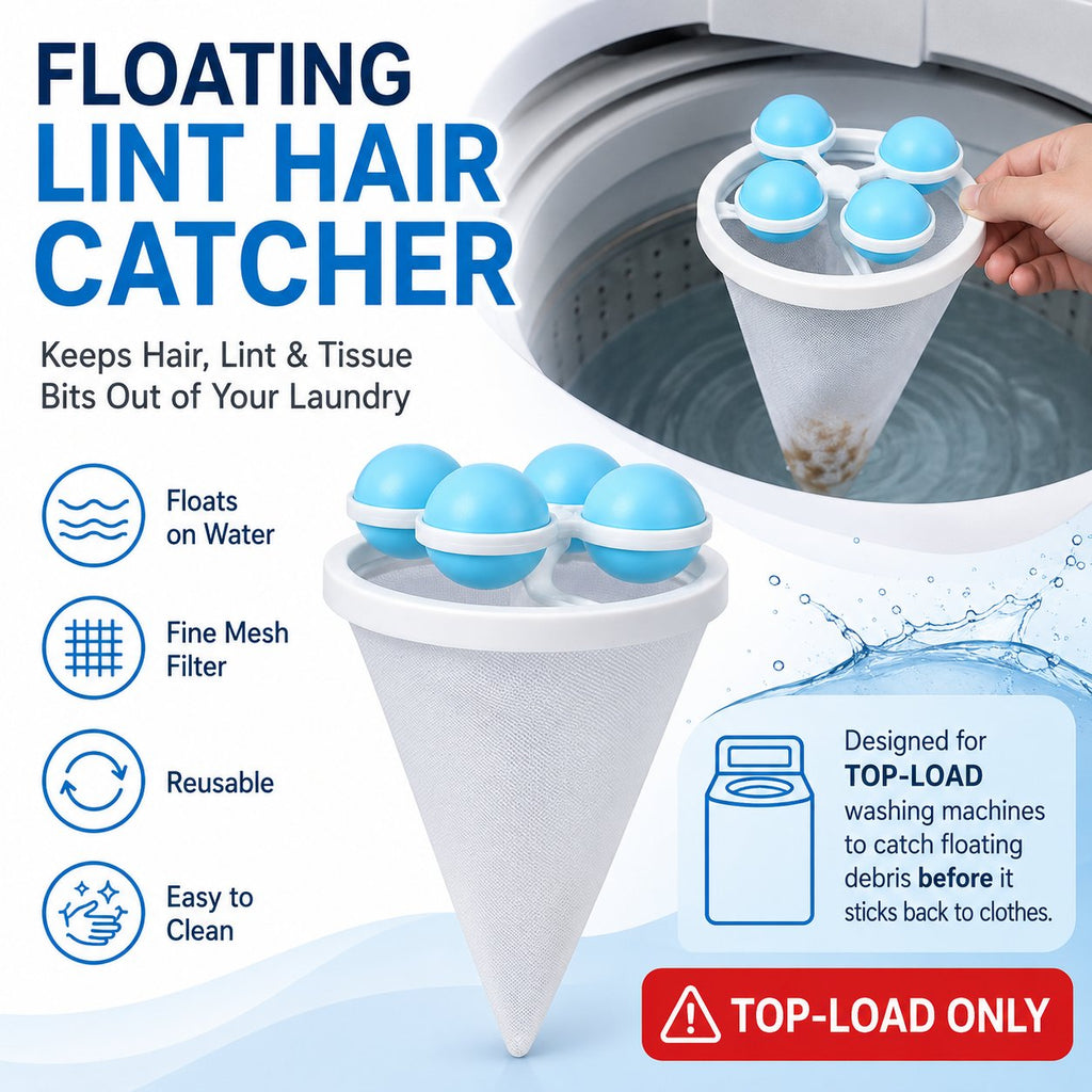 Floating Lint & Hair Catcher