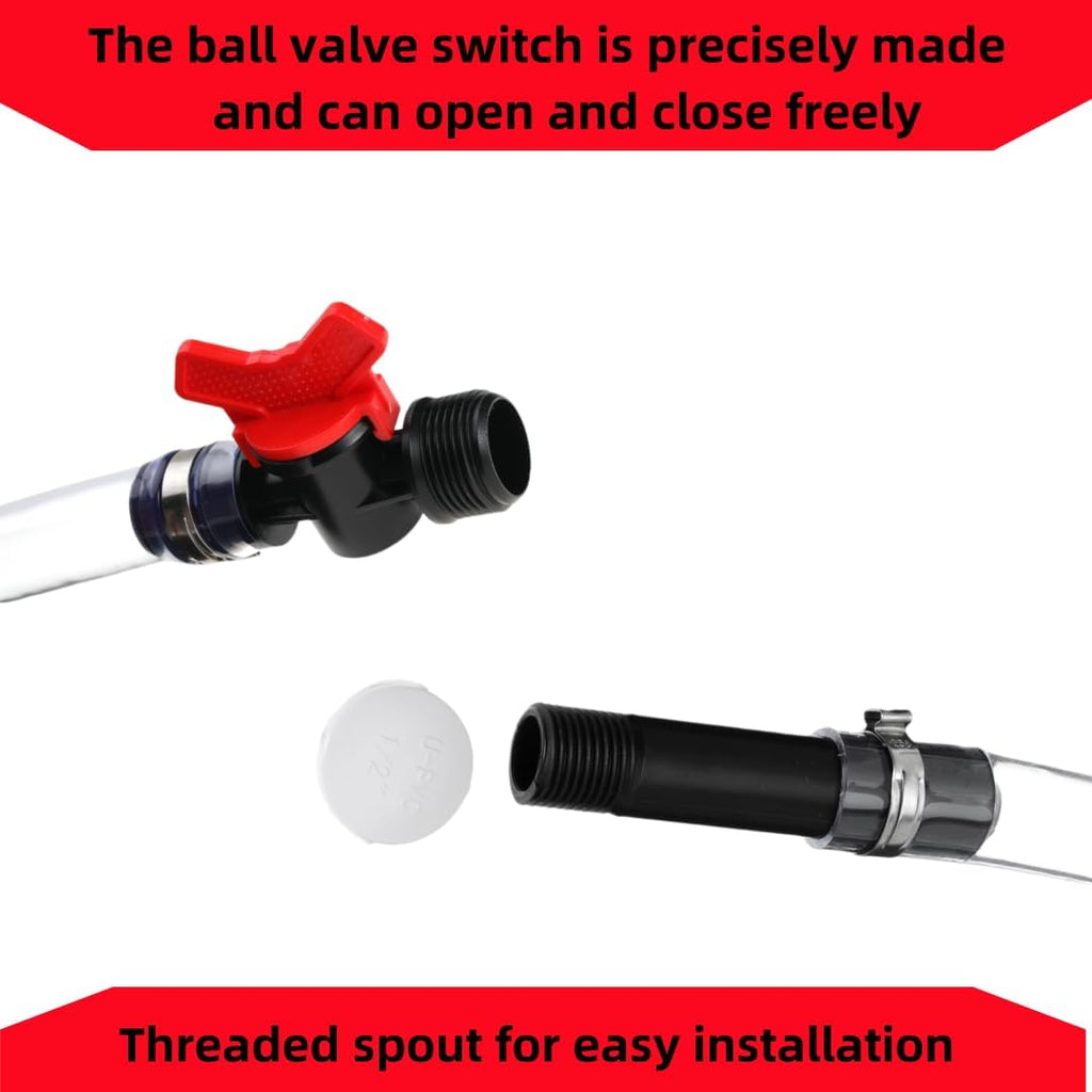 ⛽ High-Flow Trigger Fuel Hose: Spill-Proof Fast-Fill System