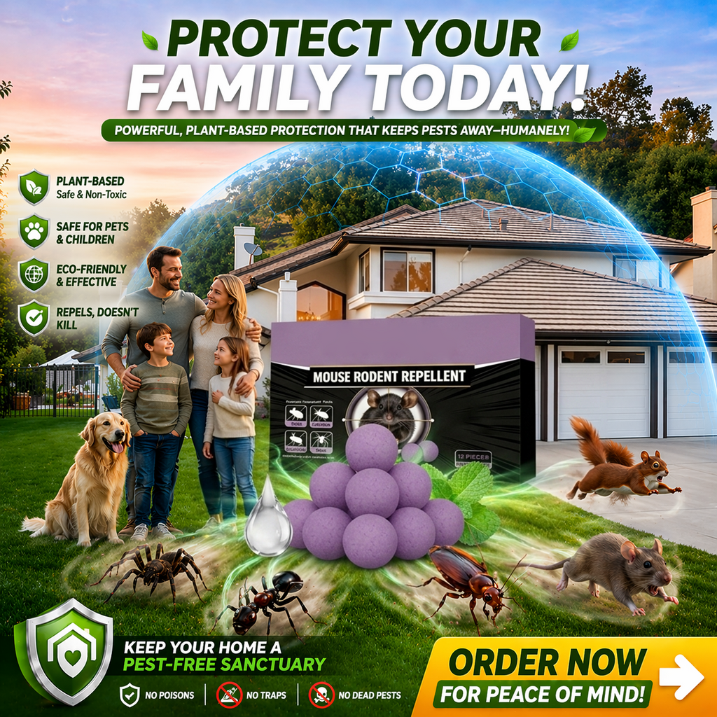 🔥 Limited Edition 50% OFF 🟣 Natural Peppermint Rodent Repellent Tablets – 12 Pack