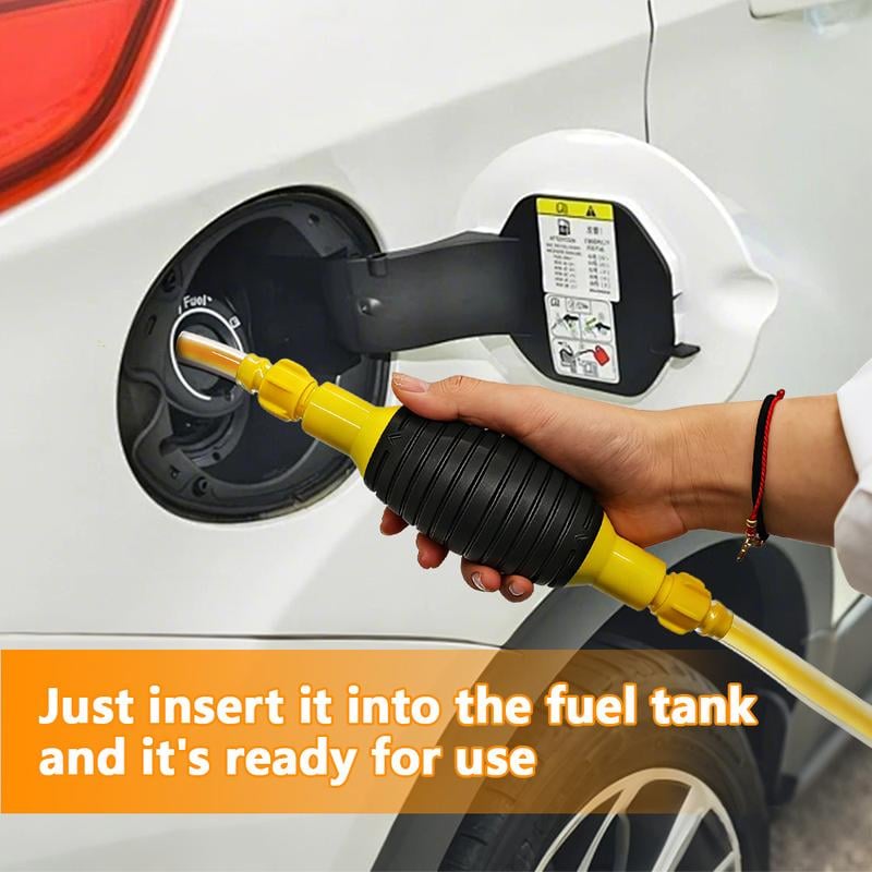Multifunction Liquid Sucker Pump High Flow Manual Fuel Pump 9.8 Ft Hose