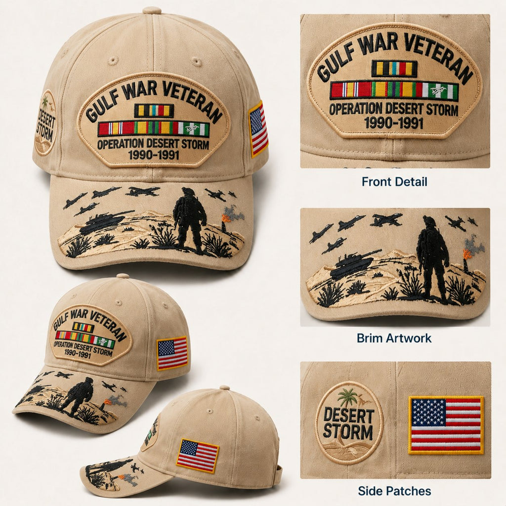 🇺🇸 Last Day Promo: 70% OFF 🎖️ - Gulf War Veteran Tribute Cap
