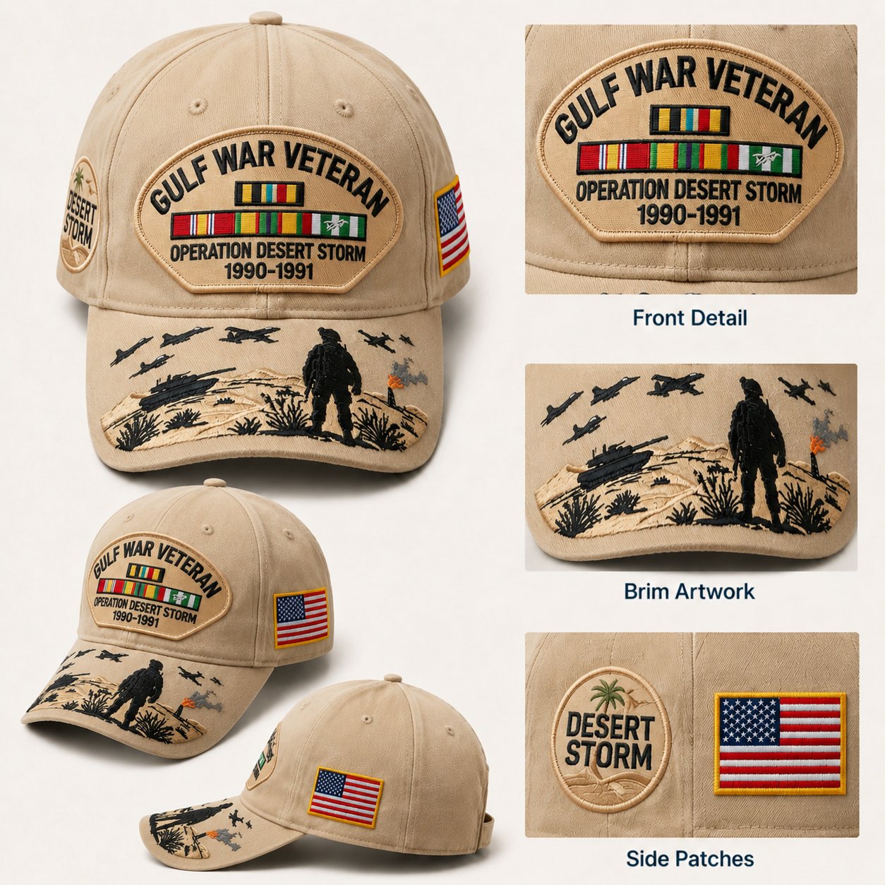 🇺🇸 Last Day Promo: 70% OFF 🎖️ - Gulf War Veteran Tribute Cap