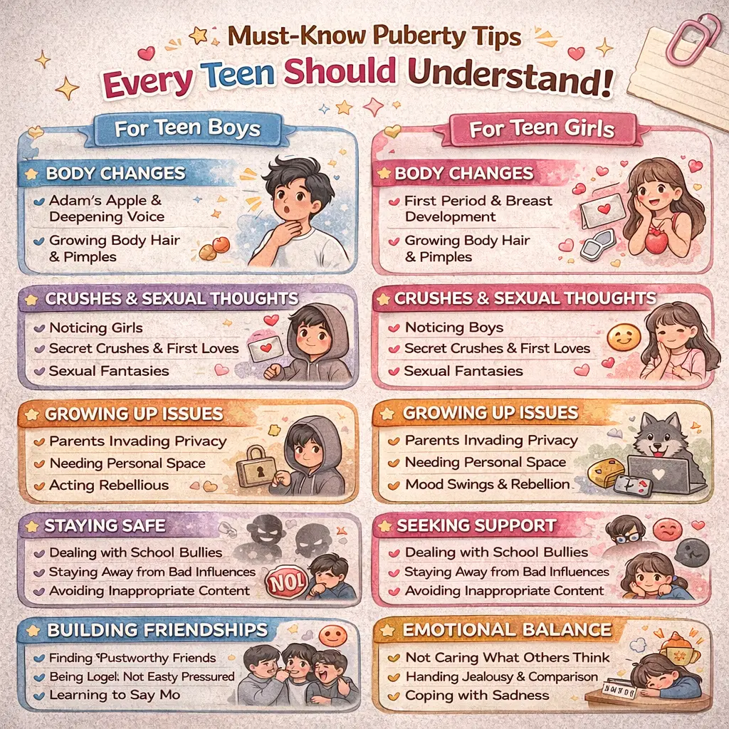 Bedside Books for Teen Boys & Girls