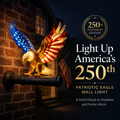 🦅 America 250th Anniversary Patriotic Eagle Wall Light