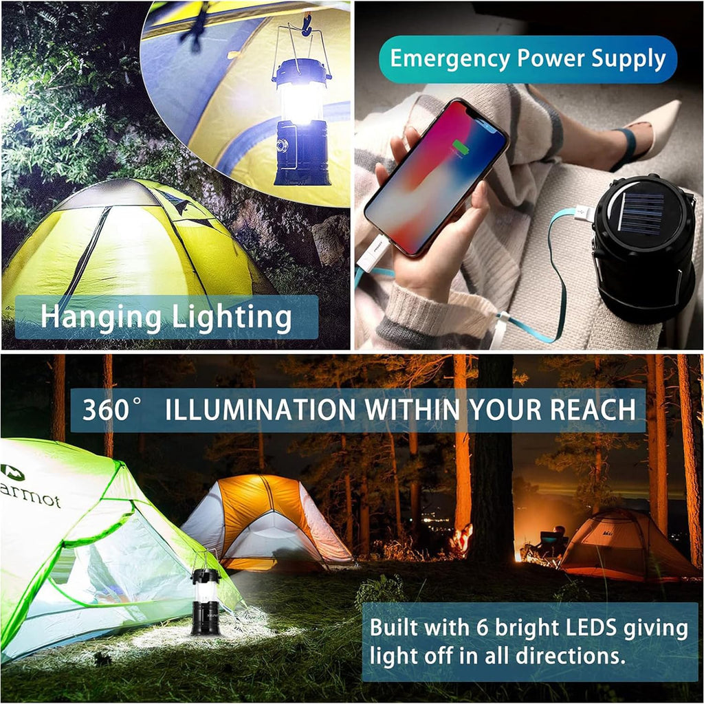 Solar Multifunctional Handheld Camping Lamp