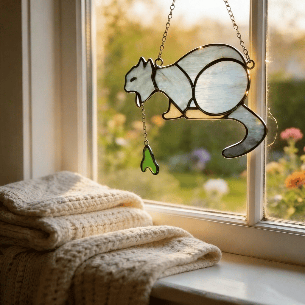 🎁Hot Sale 49% OFF - 🐈Puking Cat Funny Hanging Ornament