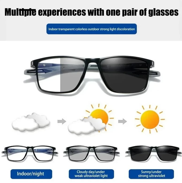 Anti-Blue Light Progressive Reading Glasses – Lightweight Multifocal Eyewear for Men & Women