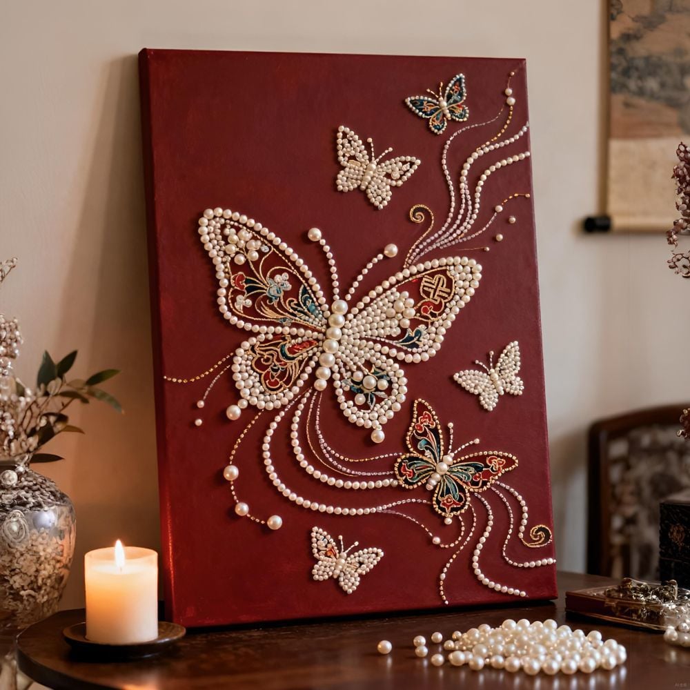 🔥Last Day 50% OFF - 🏰✨DIY Beaded Art Kit - Castle Pearl Painting🎇
