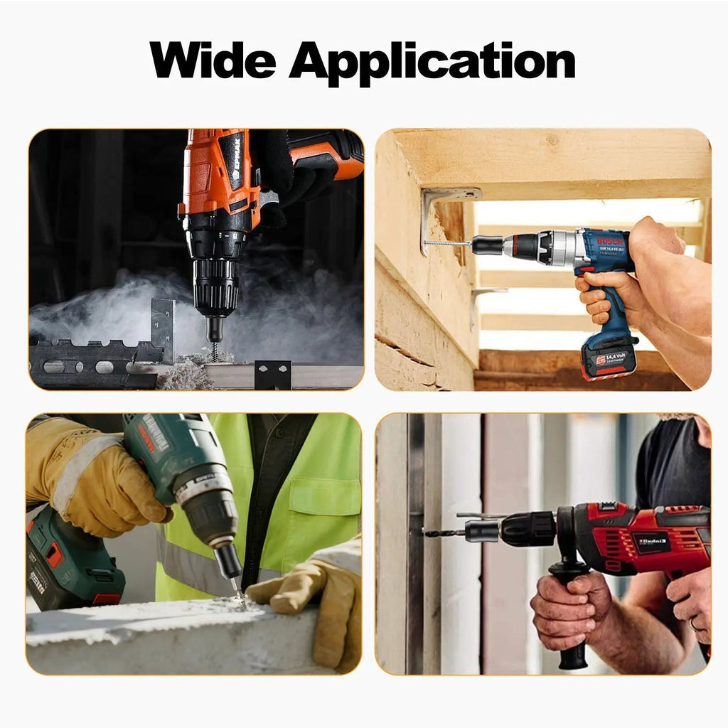 🧲Magnetic Screw Positioner Depth Limiter, Strong Magnet Holds Screws Without Dropping, Prevents Wood Splitting, Drill Bit Auxiliary Tool for DIY & Carpenter