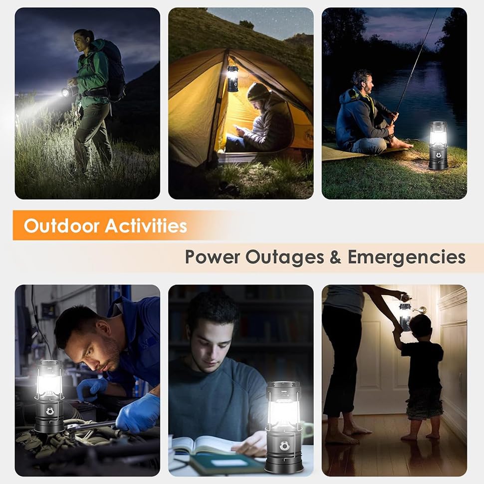 Solar Multifunctional Handheld Camping Lamp