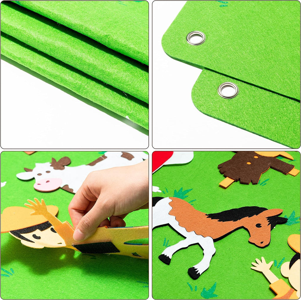 Montessori Learning Felt Board - Explore Imaginative Worlds!
