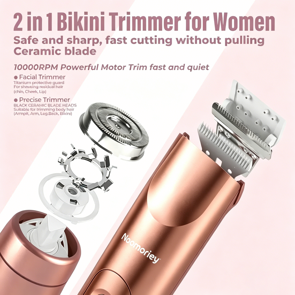 🎁Mother's Day-49%OFF 🔥2 in 1 Electric Hair Removal Tool Trimmer